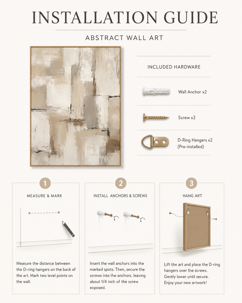 Customizable Abstract Wall Art